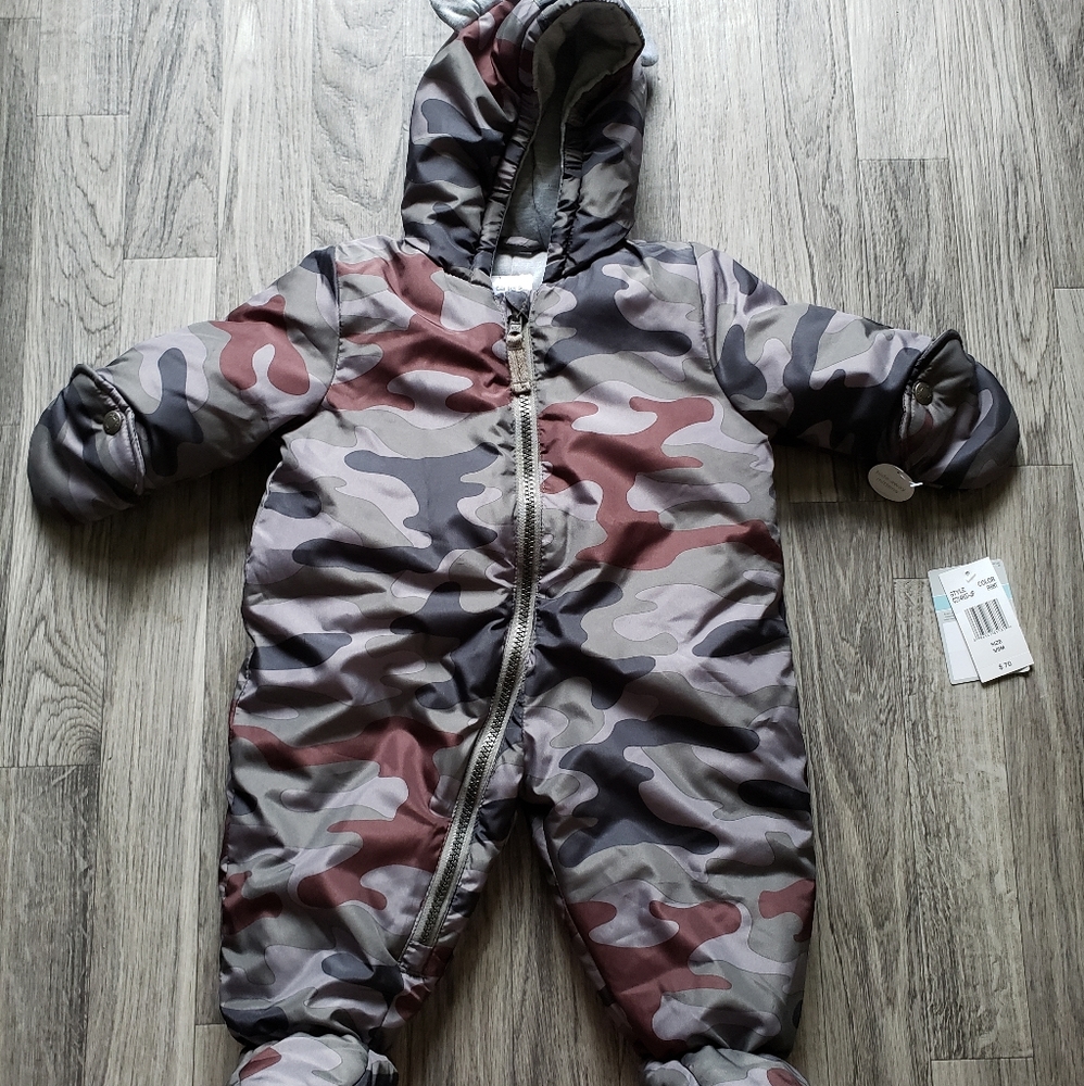 Carters's Camo Pram Snowsuit *NWT*